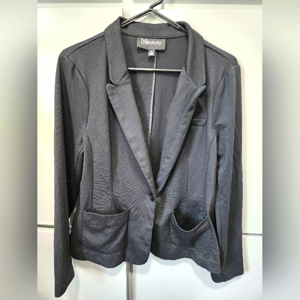 Relativity Women's Black Blazer, 14